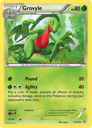Grovyle (7/160) [XY: Primal Clash] - Trinity Hobby