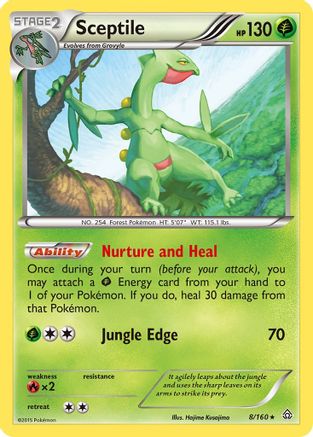 Sceptile (8/160) [XY: Primal Clash] - Trinity Hobby