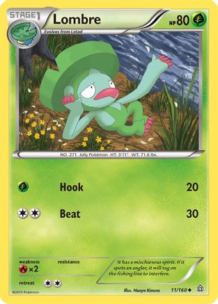 Lombre (11/160) [XY: Primal Clash] - Trinity Hobby