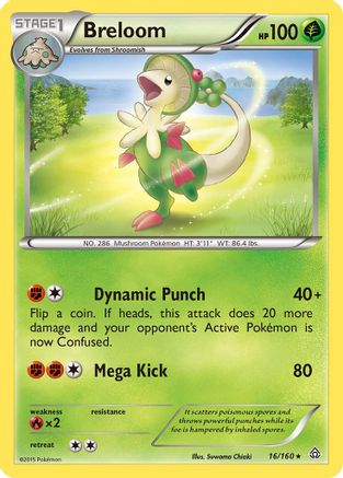 Breloom (16/160) [XY: Primal Clash] - Trinity Hobby