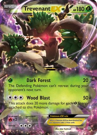 Trevenant EX (19/160) [XY: Primal Clash] - Trinity Hobby