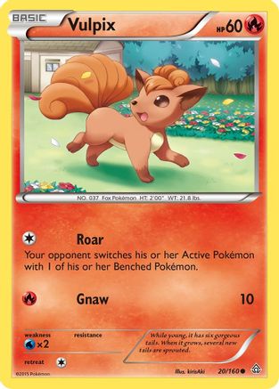 Vulpix (20/160) [XY: Primal Clash] - Trinity Hobby