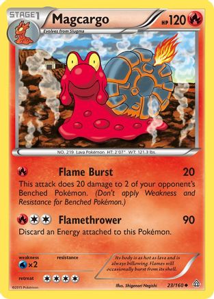 Magcargo (23/160) [XY: Primal Clash] - Trinity Hobby