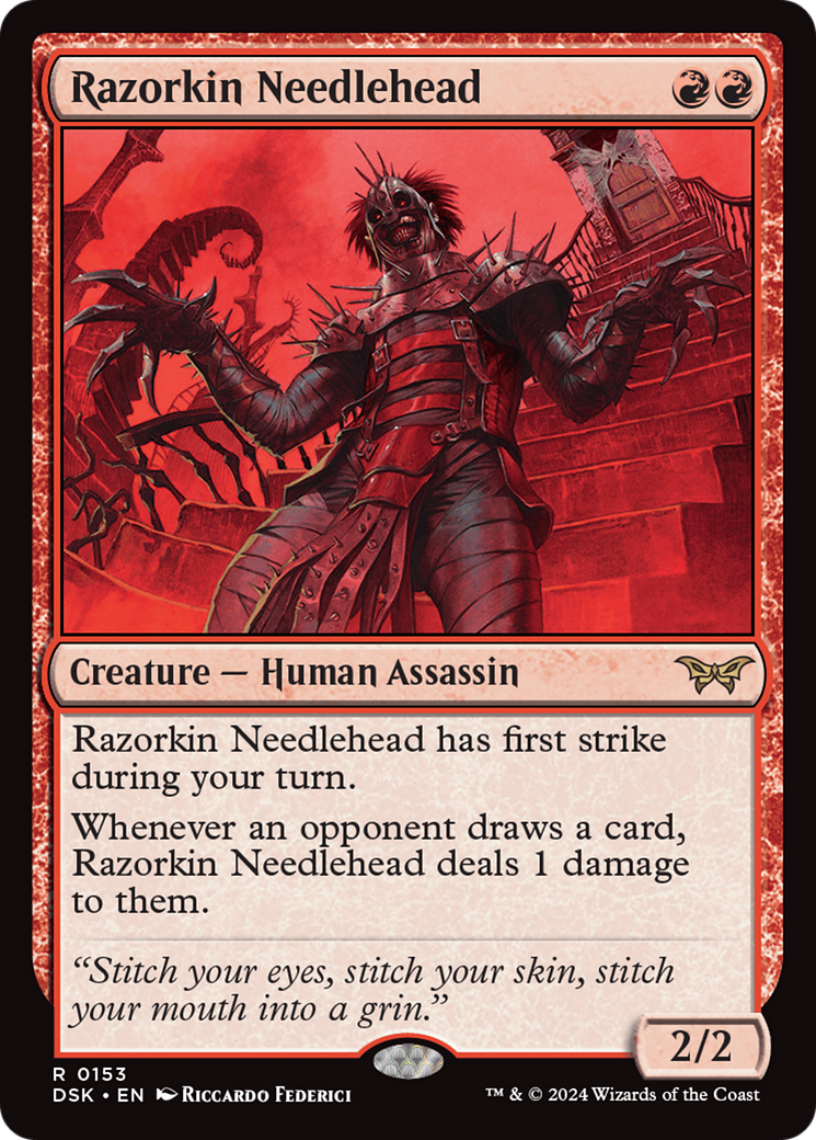 Razorkin Needlehead [Duskmourn: House of Horror] - Trinity Hobby