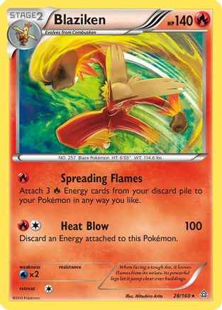 Blaziken (28/160) [XY: Primal Clash] - Trinity Hobby