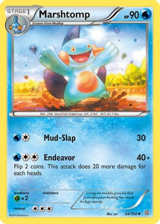 Marshtomp (34/160) [XY: Primal Clash] - Trinity Hobby