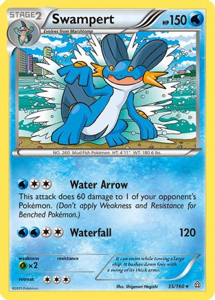 Swampert (35/160) [XY: Primal Clash] - Trinity Hobby