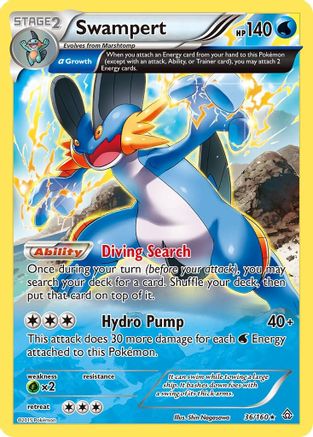 Swampert (36/160) [XY: Primal Clash] - Trinity Hobby