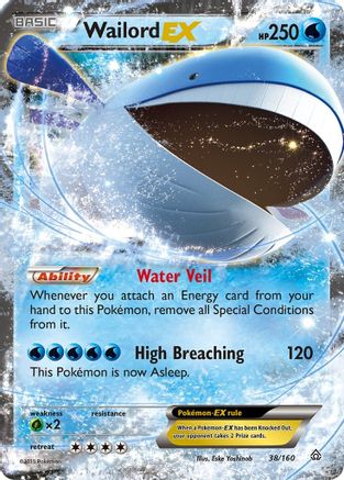 Wailord EX (38/160) [XY: Primal Clash] - Trinity Hobby