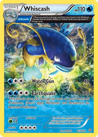 Whiscash (41/160) [XY: Primal Clash] - Trinity Hobby