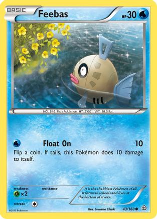 Feebas (43/160) [XY: Primal Clash] - Trinity Hobby