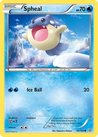 Spheal (46/160) [XY: Primal Clash] - Trinity Hobby