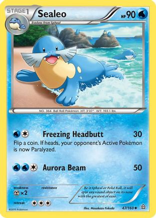 Sealeo (47/160) [XY: Primal Clash] - Trinity Hobby