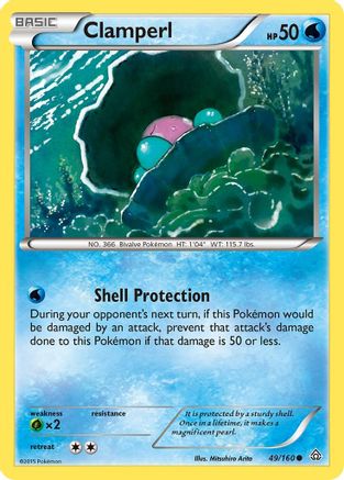 Clamperl (49/160) [XY: Primal Clash] - Trinity Hobby
