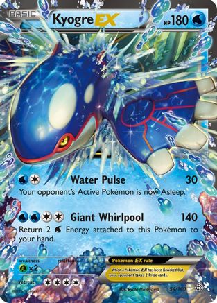 Kyogre EX (54/160) [XY: Primal Clash] - Trinity Hobby