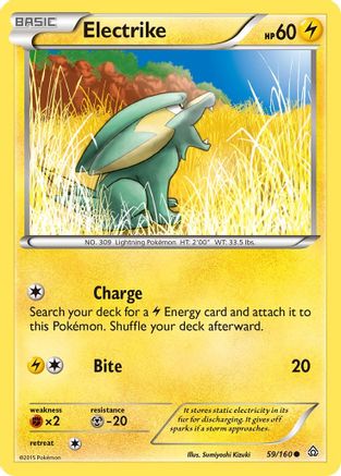 Electrike (59/160) [XY: Primal Clash] - Trinity Hobby