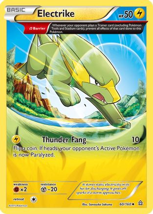 Electrike (60/160) [XY: Primal Clash] - Trinity Hobby