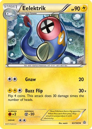 Eelektrik (63/160) [XY: Primal Clash] - Trinity Hobby