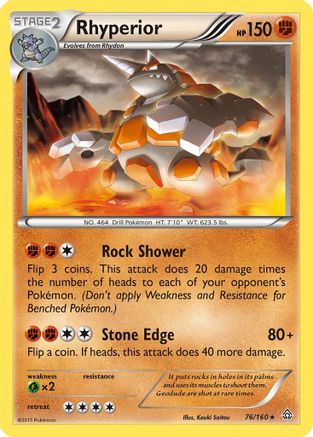 Rhyperior (76/160) [XY: Primal Clash] - Trinity Hobby