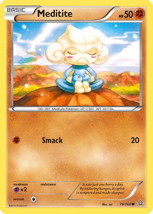 Meditite (79/160) [XY: Primal Clash] - Trinity Hobby