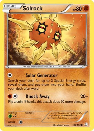 Solrock (83/160) [XY: Primal Clash] - Trinity Hobby
