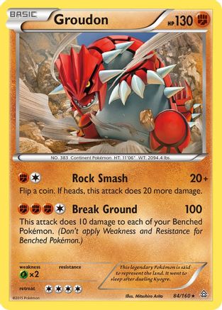 Groudon (84/160) [XY: Primal Clash] - Trinity Hobby