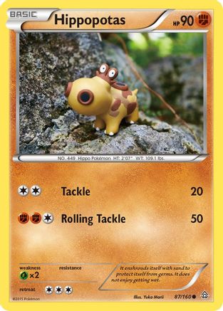 Hippopotas (87/160) [XY: Primal Clash] - Trinity Hobby
