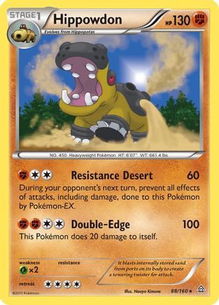 Hippowdon (88/160) [XY: Primal Clash] - Trinity Hobby