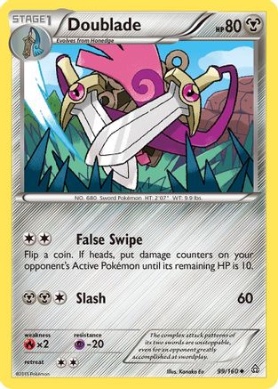 Doublade (99/160) [XY: Primal Clash] - Trinity Hobby