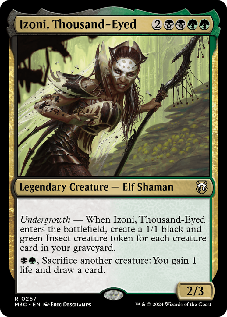 Izoni, Thousand-Eyed  [Foil]  (M3C-267) - [Modern Horizons 3 Commander] - Trinity Hobby