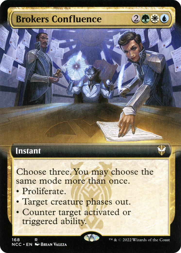 Brokers Confluence (Extended Art) [Streets of New Capenna Commander] - Trinity Hobby