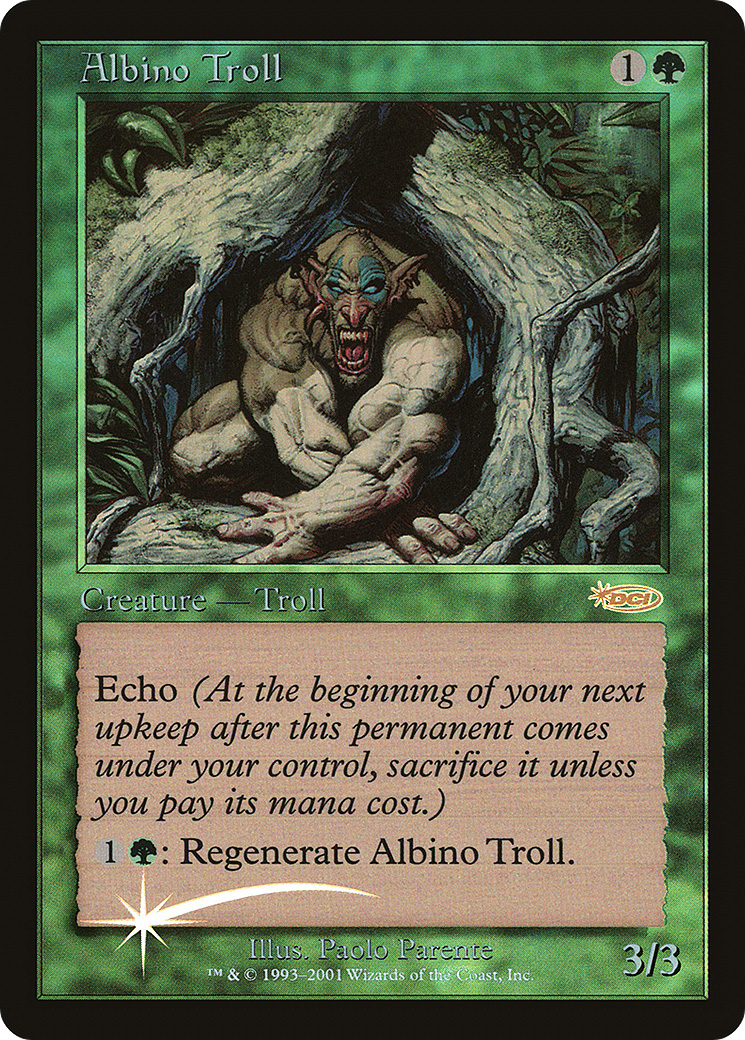 Albino Troll [Friday Night Magic 2002] - Trinity Hobby