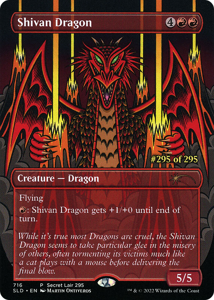 Shivan Dragon (Serialized) [Secret Lair Drop Promos] - Trinity Hobby
