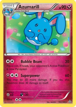 Azumarill (103/160) [XY: Primal Clash] - Trinity Hobby