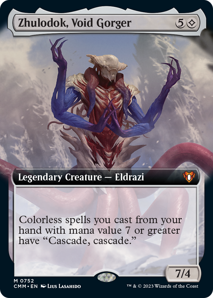 Zhulodok, Void Gorger (Extended Art) [Commander Masters] - Trinity Hobby