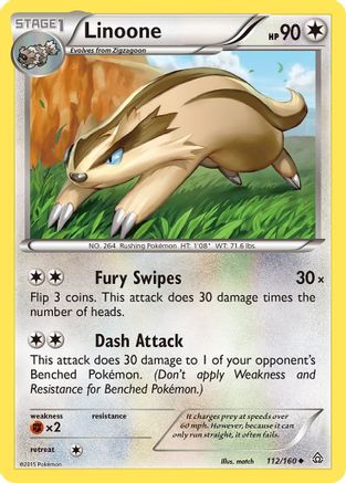Linoone (112/160) [XY: Primal Clash] - Trinity Hobby