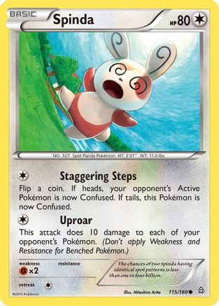 Spinda (115/160) [XY: Primal Clash] - Trinity Hobby