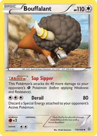 Bouffalant (119/160) [XY: Primal Clash] - Trinity Hobby