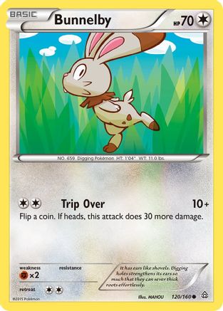 Bunnelby (120/160) [XY: Primal Clash] - Trinity Hobby