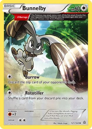 Bunnelby (121/160) [XY: Primal Clash] - Trinity Hobby