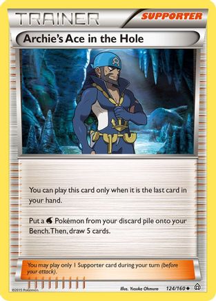 Archie's Ace in the Hole (124/160) [XY: Primal Clash] - Trinity Hobby