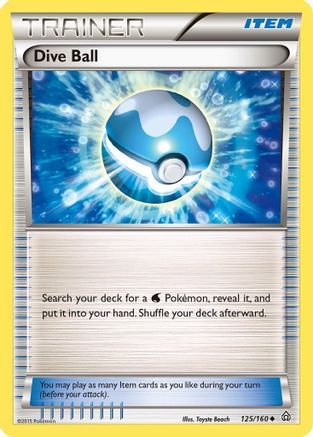 Dive Ball (125/160) [XY: Primal Clash] - Trinity Hobby