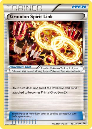 Groudon Spirit Link (131/160) [XY: Primal Clash] - Trinity Hobby