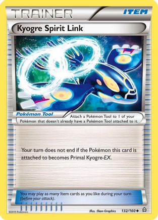 Kyogre Spirit Link (132/160) [XY: Primal Clash] - Trinity Hobby
