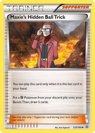 Maxie's Hidden Ball Trick (133/160) [XY: Primal Clash] - Trinity Hobby