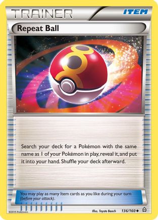 Repeat Ball (136/160) [XY: Primal Clash] - Trinity Hobby