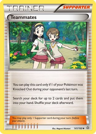Teammates (141/160) [XY: Primal Clash] - Trinity Hobby