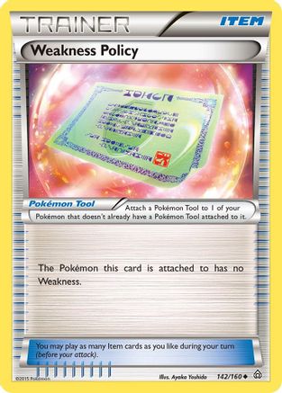 Weakness Policy (142/160) [XY: Primal Clash] - Trinity Hobby