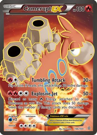Camerupt EX (146/160) [XY: Primal Clash] - Trinity Hobby
