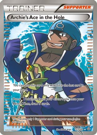 Archie's Ace in the Hole (157/160) [XY: Primal Clash] - Trinity Hobby